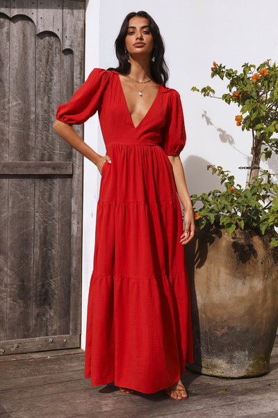 SEVEN WONDERS Asha Dress Fire