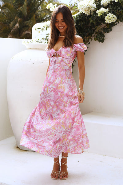 Forever And Ever Maxi Dress Pink