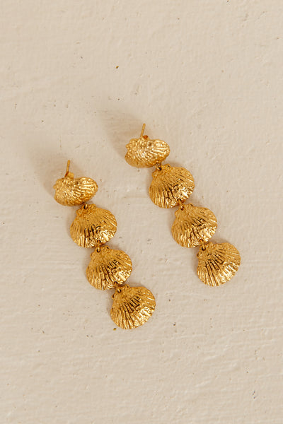 18K Gold Plated Softest Sand Earring Gold