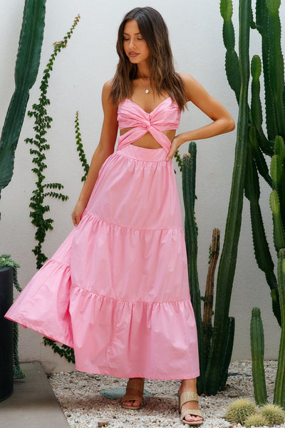 Best Belief Maxi Dress Pink