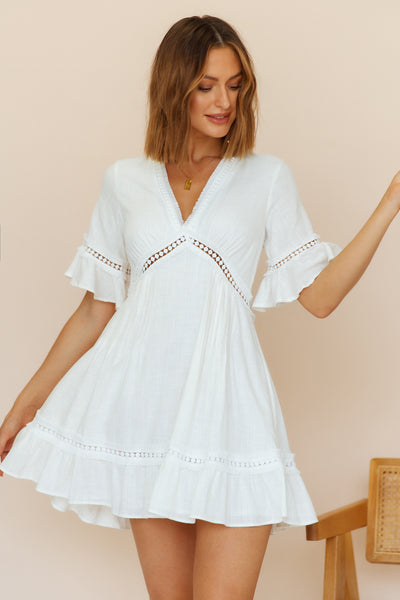 Sun Chasers Dress White