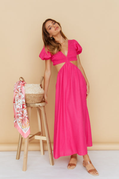 One Fine Day Maxi Dress Pink