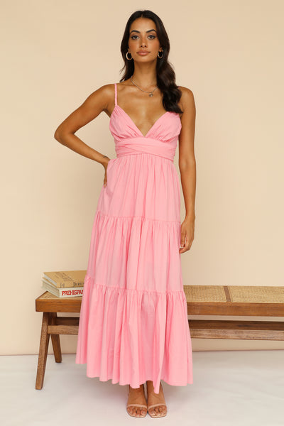 Summer Spotlight Maxi Dress Pink