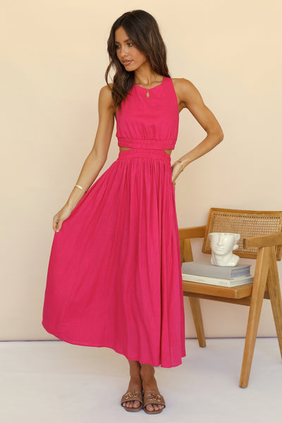 Best With Time Maxi Dress Pink