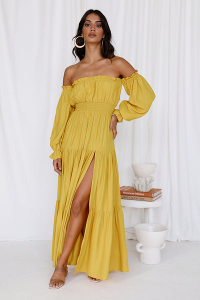 SEVEN WONDERS Loreli Maxi Dress Yellow