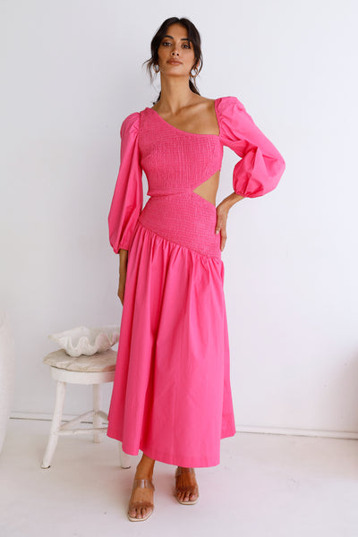 Cheery Maxi Dress Pink