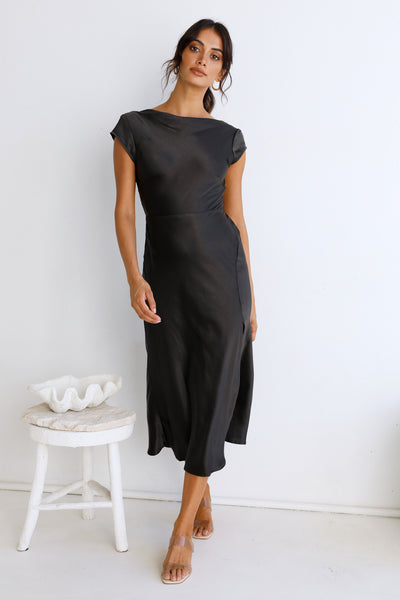 One Last Song Maxi Dress Black