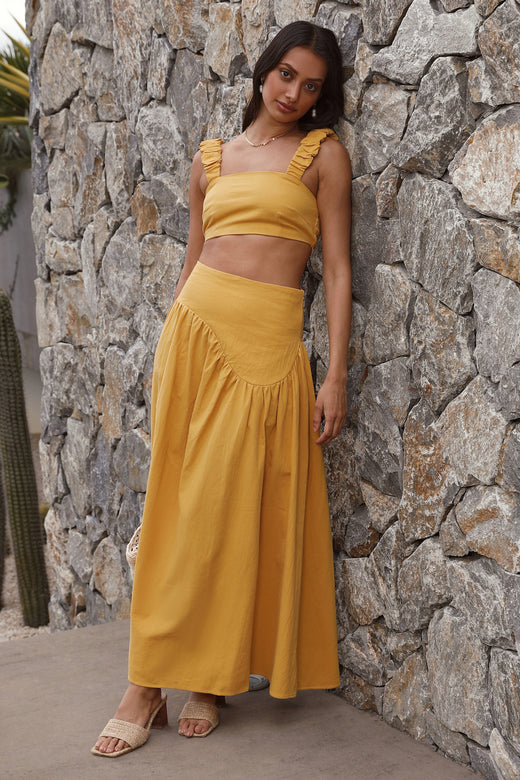 Mustard skirt clearance au