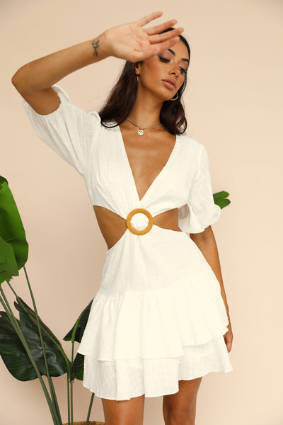 Vanilla Essence Dress White