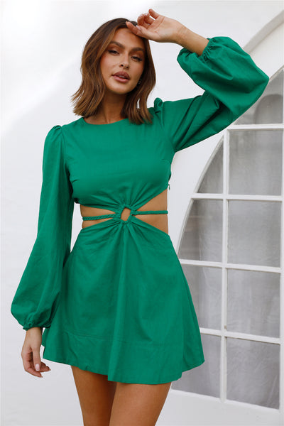 Marquee Dress Green