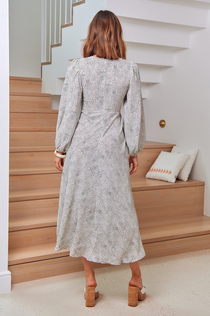 Newly Spring Maxi Dress Black