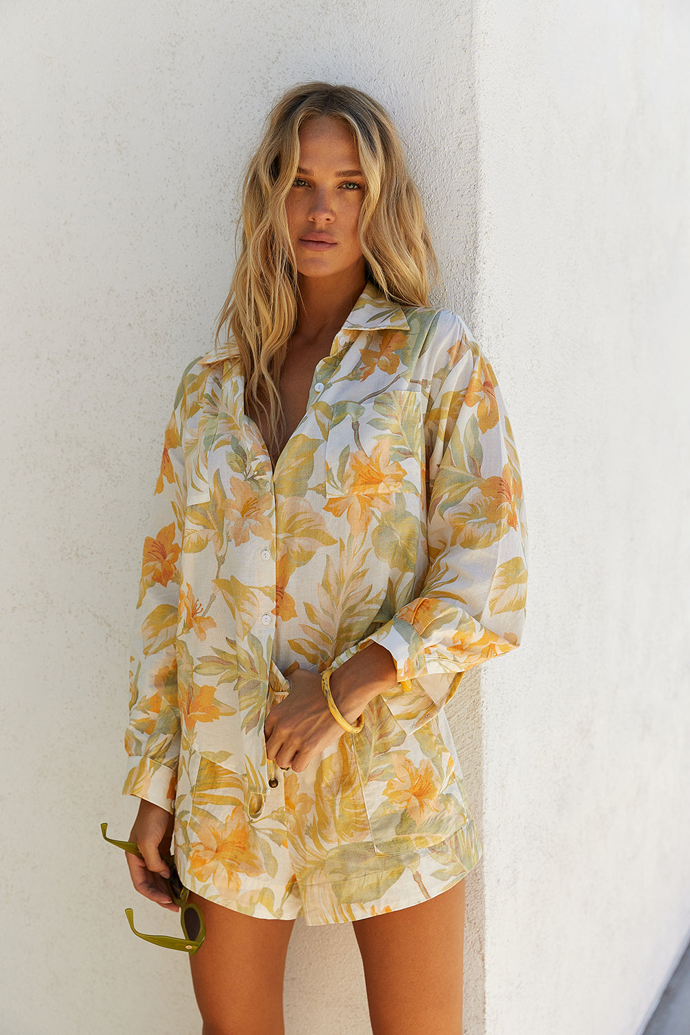 LÉ SALTY Jerry Shirt Citrus Fortunate One