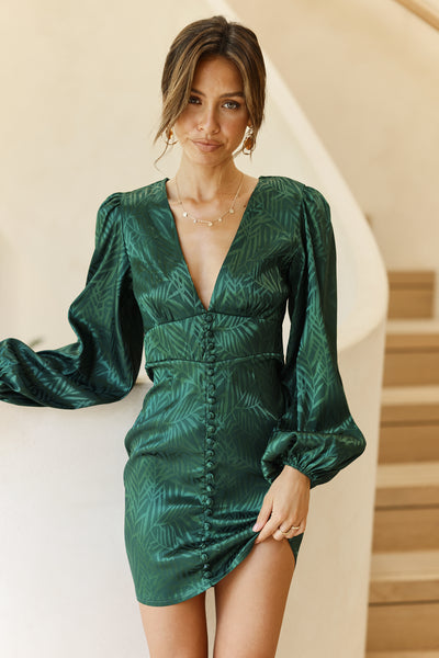 Better With You Dress Forest Green