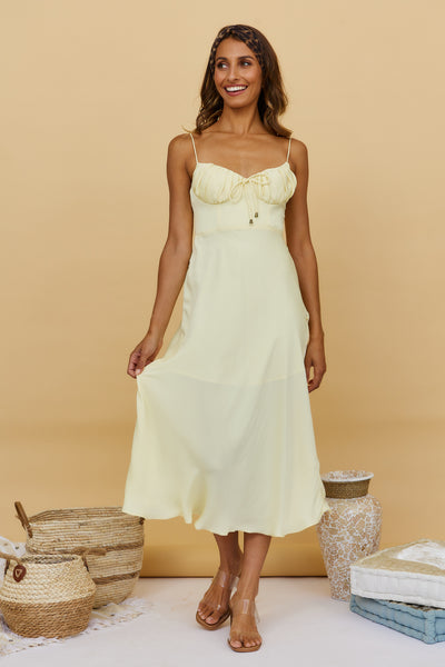 Fresh Lemonade Maxi Dress Yellow