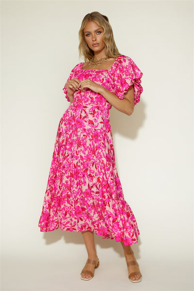 Devoted To You Maxi Dress Pink