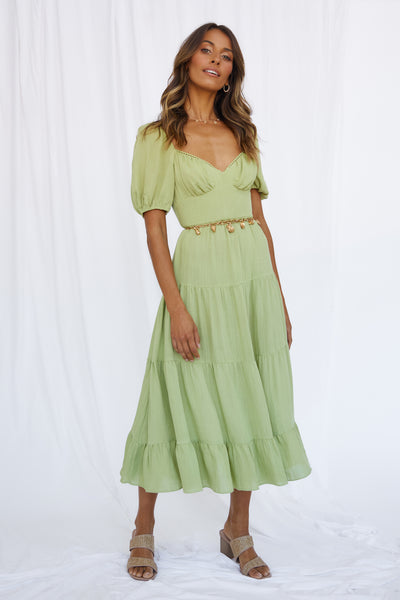 Gable End Maxi Dress Green