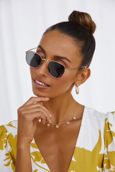 BANBÉ The Turlington Sunglasses Gold Smoke