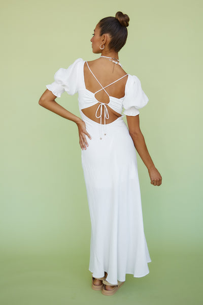 Calyx Maxi Dress White