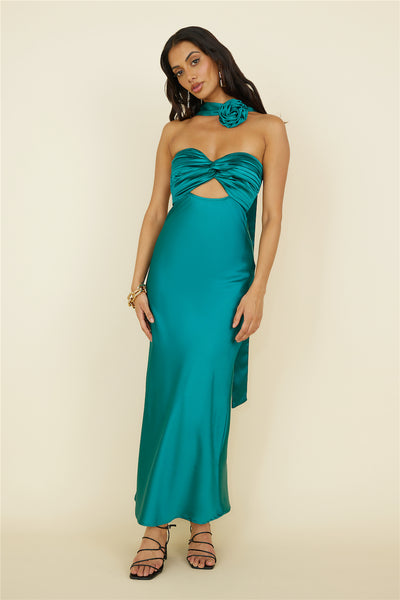 Think About It Maxi Dress Green