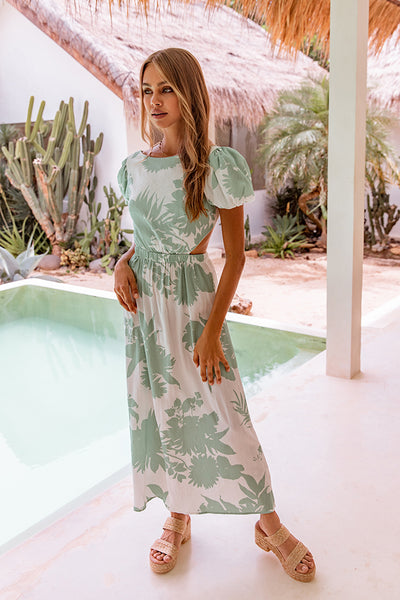 Nature Among The Clouds Maxi Dress