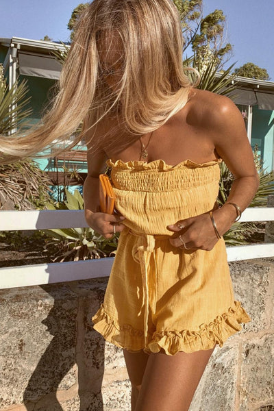 Swansea Playsuit Yellow