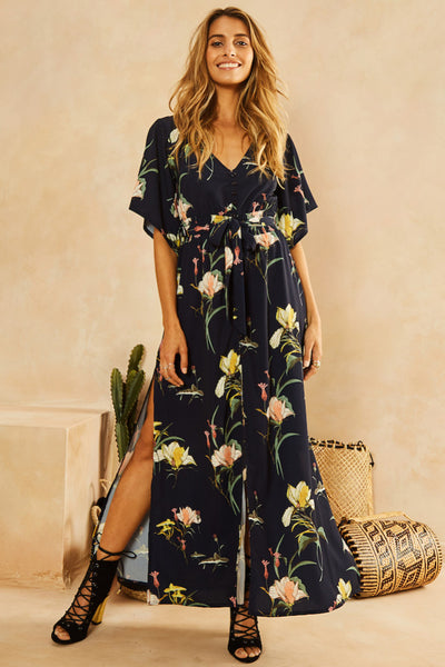 Thalia Maxi Dress Navy