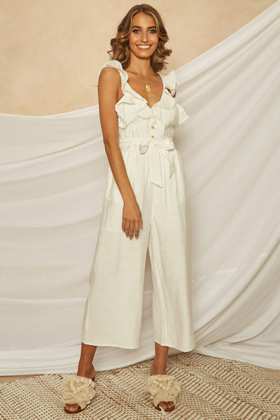 Elevate Jumpsuit White