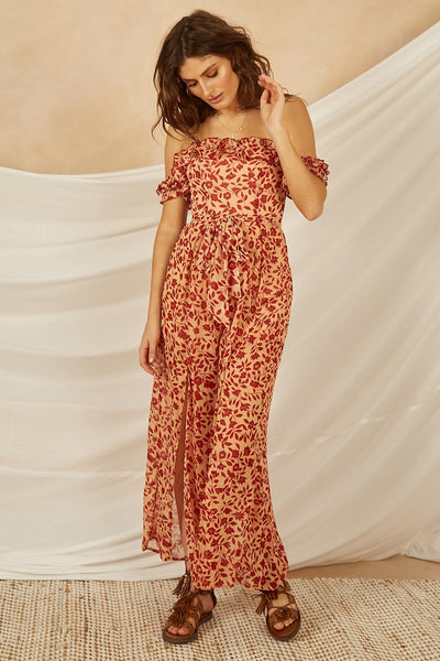 Venice Jumpsuit Red