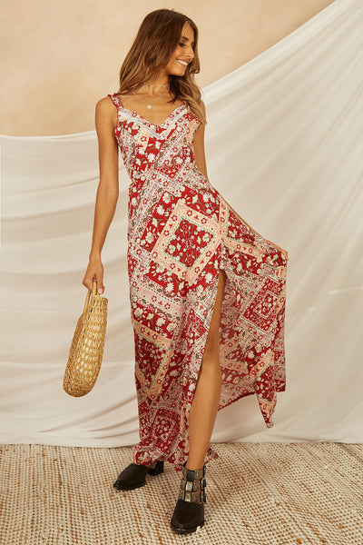 Boca Chica Maxi Dress Red