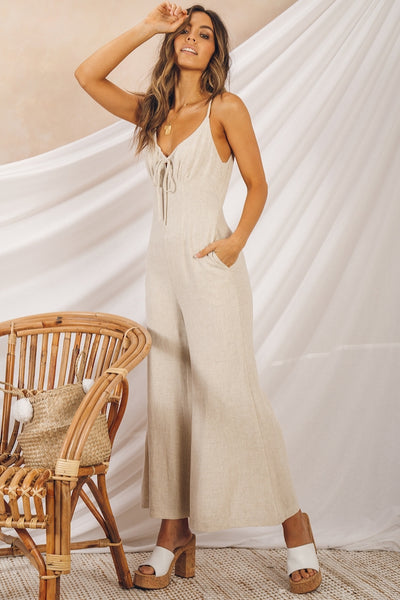 Rancho Jumpsuit Beige