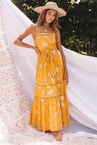 Rio Verde Maxi Dress Yellow