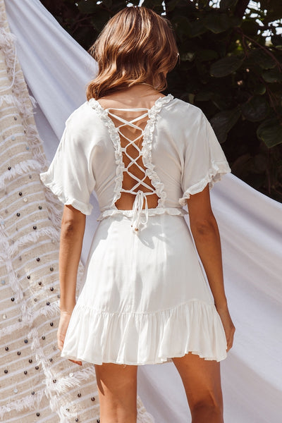 Cahaba Dress White