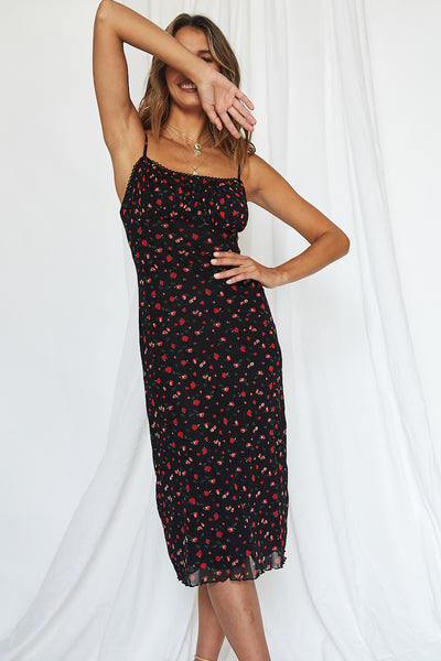 Lovely Poppy Midi Dress