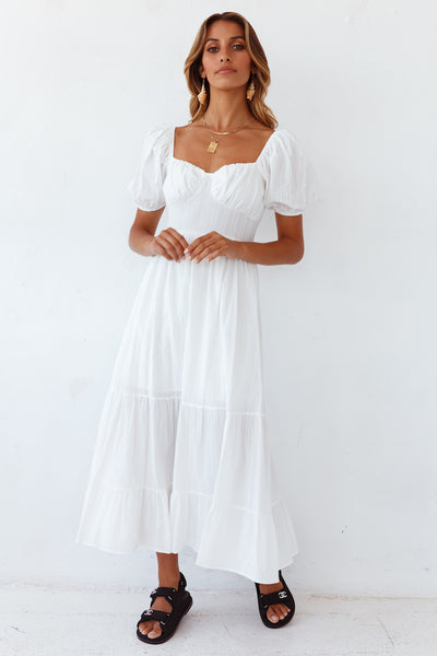 Summer Road-trip Maxi Dress White