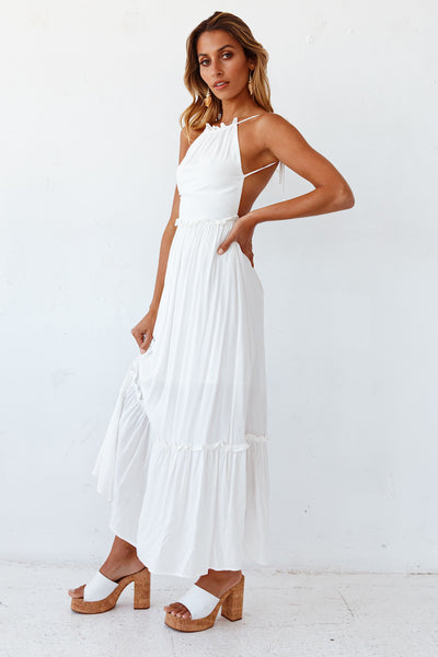 The Eve Maxi Dress White