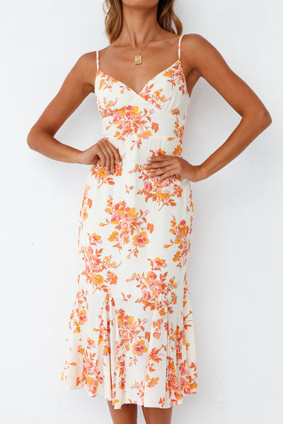 Coastal Sunrise Midi Dress