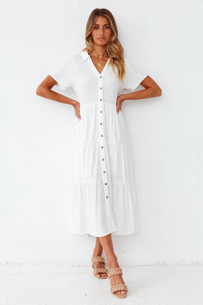 Circe Maxi Dress White