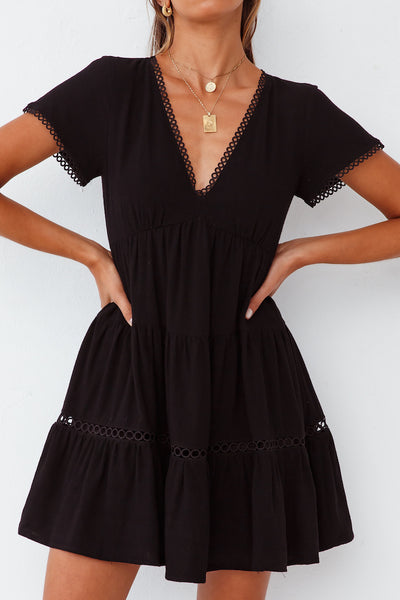 Forget-Me-Not Dress Black