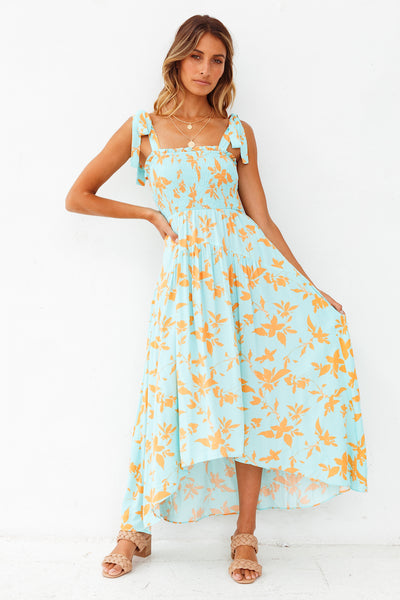 Make It Better Maxi Dress Aqua