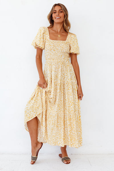 Warmer Than Light Maxi Dress