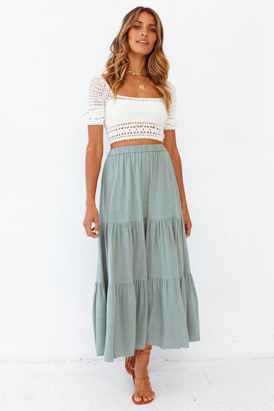 Maiora Maxi Skirt Sage