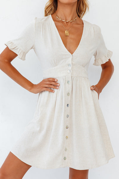 Lemongrass Dress Beige