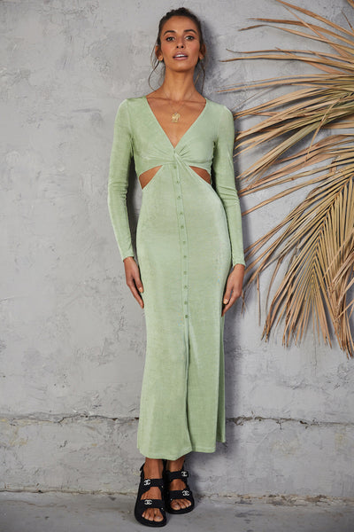 Going Forth Maxi Dress Green