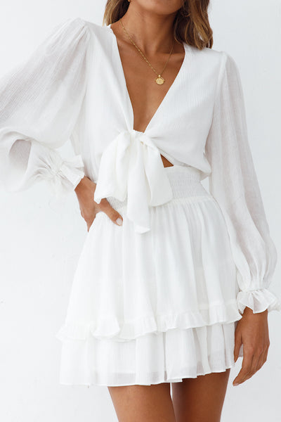 Lookout Dress White