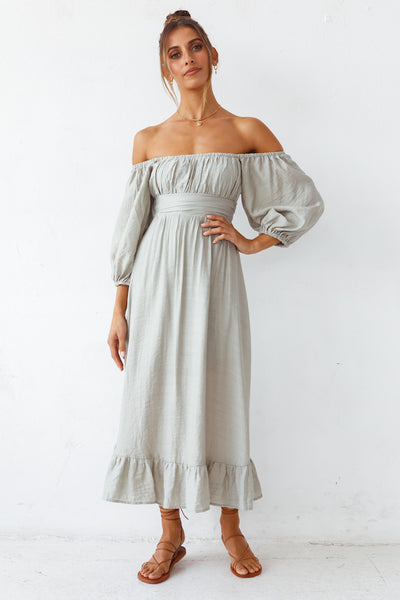 Eternal Dreaming Maxi Dress Sage