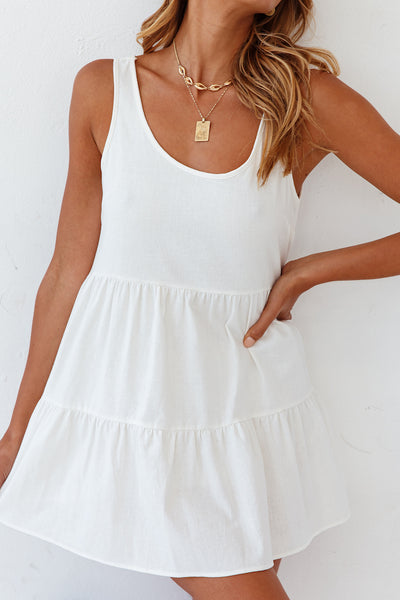 Live In Bliss Dress White