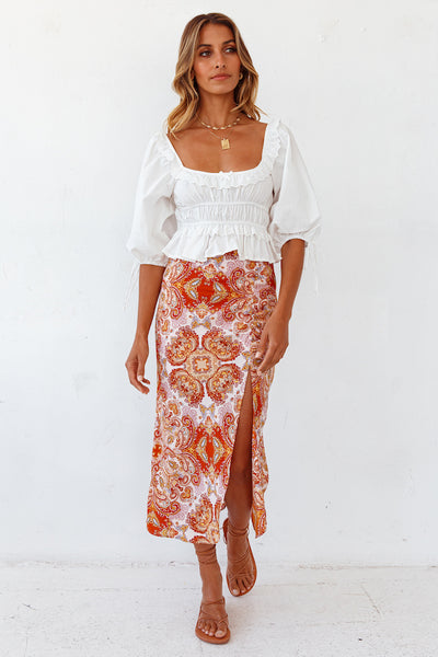 Desert Mosaic Maxi Skirt