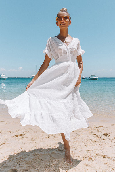 Saphima Maxi Dress White