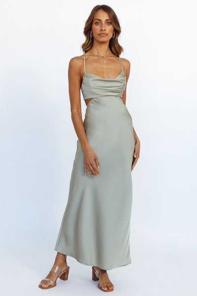 Moonshot Maxi Dress Sage