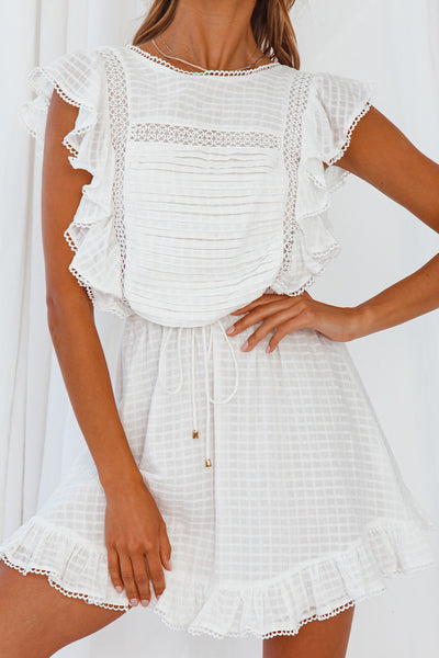 Touch The Cloudless Sky Dress White